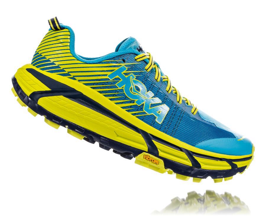 Hoka One One トレイルシューズ メンズ 青/緑 - EVO マファテ2 - BU4728561